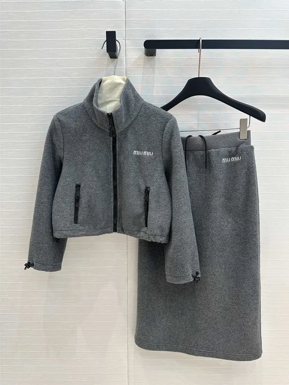 Miumiu Girlish Grey Suit